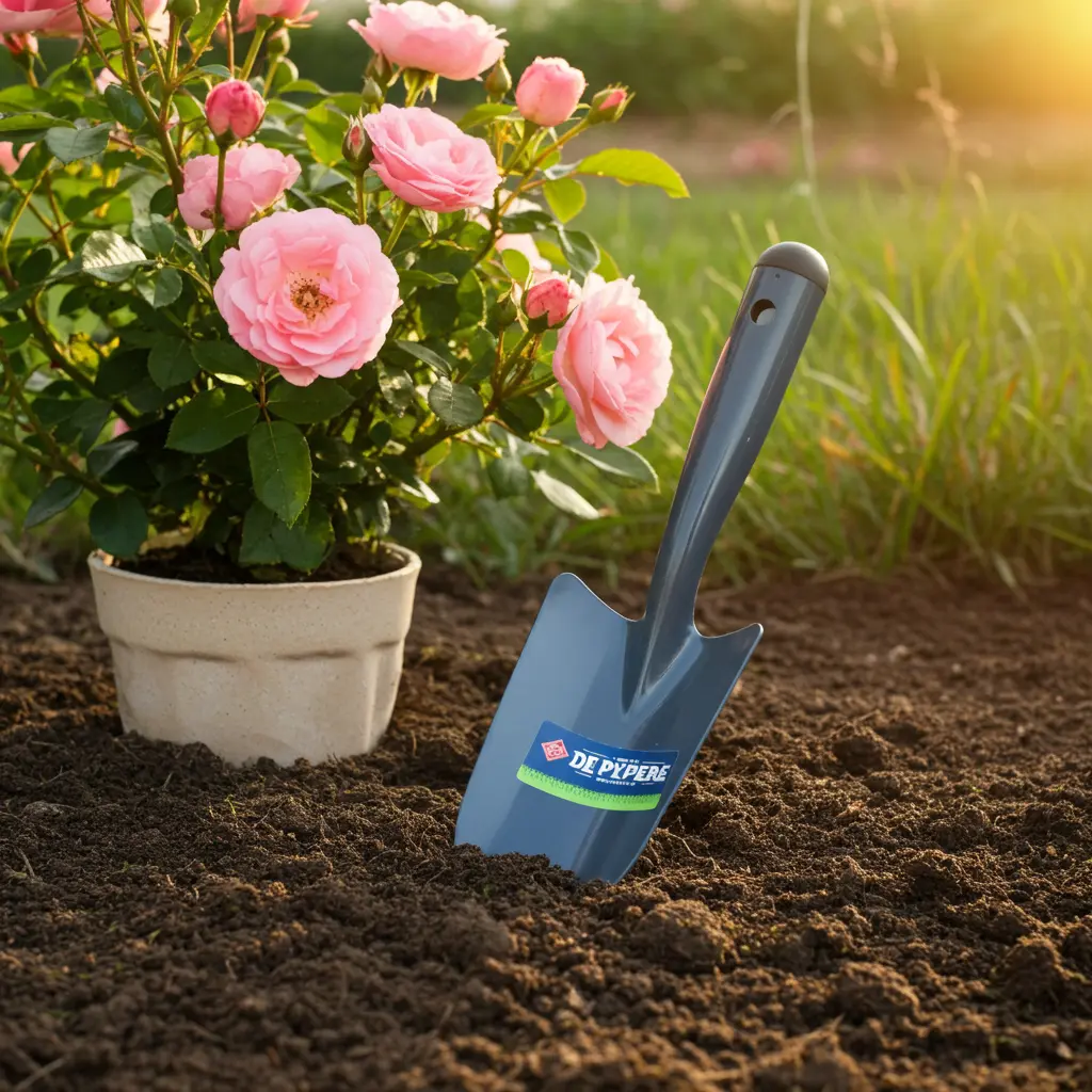 Pelle à main De Pypere en métal, 30 cm - idéale pour un jardinage de précision