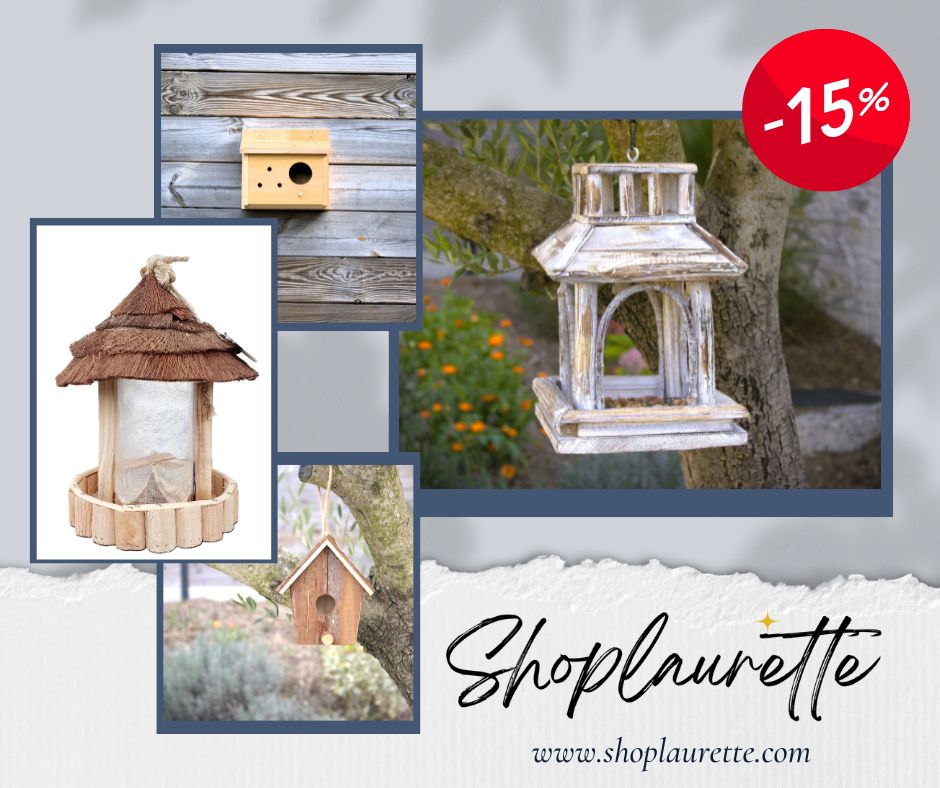 Les oiseaux, les abeilles, les papillons et autres animaux ne sont pas seulement utiles, ils apportent également de la vie dans le jardin. 
Faites plaisir à la nature et économisez 15% !