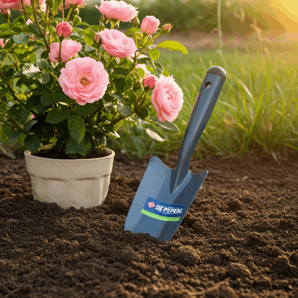 Pelle à main De Pypere en métal, 30 cm - idéale pour un jardinage de précision